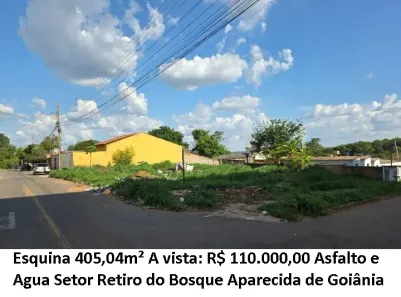 Lote/Terreno à venda, 405m² no Retiro do Bosque, Aparecida de Goiânia