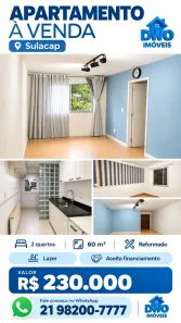 Apartamento com 2 Quartos à venda, 60m² no Jardim Sulacap, Rio de Janeiro