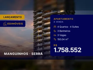 Apartamento com 4 Quartos à venda, 150m² no Manguinhos, Serra