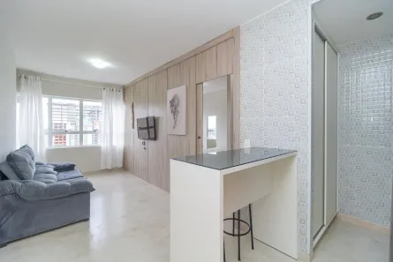 Apartamento com 1 Quarto para alugar, 37m² no Centro, Curitiba