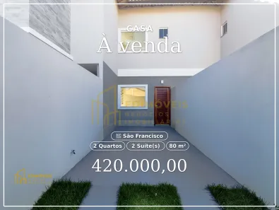 Casa com 2 Quartos à venda, 80m² no São Francisco, Serra