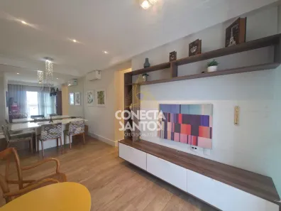 Apartamento com 2 Quartos para alugar, 67m² no Estuário, Santos