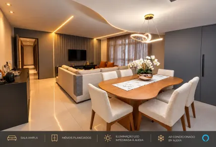 Apartamento com 3 Quartos à venda, 132m² no Pompéia, Santos