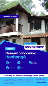 Casa com 4 Quartos à venda, 300m² no Itanhangá, Rio de Janeiro