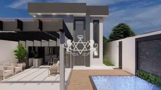 Sobrado com 3 Quartos à venda, 164m² no Balneário Gardem Mar, Caraguatatuba