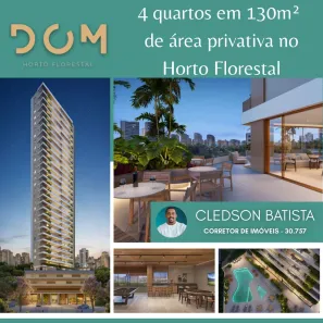 Apartamento com 4 Quartos à venda, 130m² no Horto Florestal, Salvador