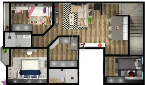 Apartamento com 3 Quartos à venda, 78m² no Parque das Nações, Santo André