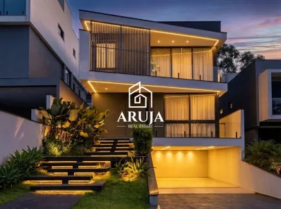 Casa de Condomínio com 4 Quartos para venda ou aluguel, 375m² no Jardim das Cerejeiras, Arujá