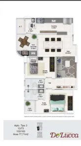 Apartamento com 2 Quartos à venda, 75m² no Guilhermina, Praia Grande