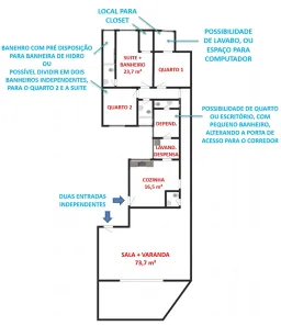 Apartamento com 4 Quartos à venda, 181m² no Barra da Tijuca, Rio de Janeiro