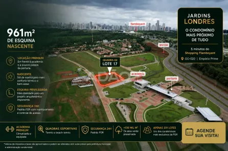 Lote/Terreno à venda, 961m² no Jardim Vitória, Goiânia