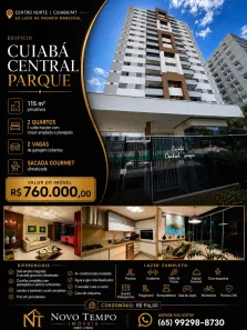Apartamento com 2 Quartos à venda, 115m² no Centro-Norte, Cuiabá