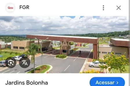 Lote/Terreno à venda, 374m² no Jardins Bolonha, Senador Canedo