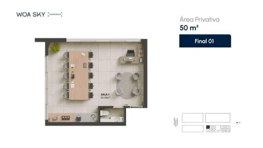 Sala Comercial à venda, 50m² no Campinas, São José