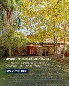 Casa de Condomínio com 4 Quartos à venda, 470m² no Alphaville, Santana de Parnaíba