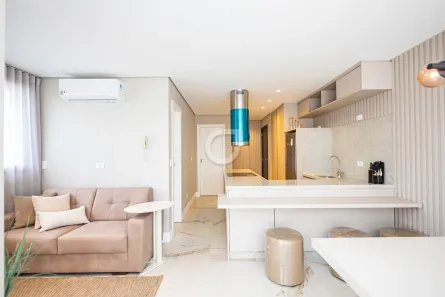 Apartamento com 1 Quarto para alugar, 51m² no São Francisco, Curitiba