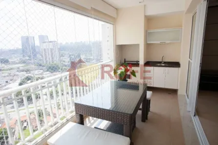 Apartamento com 3 Quartos para venda ou aluguel, 121m² no Jardim Caravelas, São Paulo