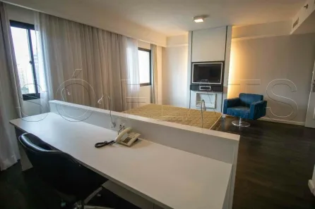 Flat com 1 Quarto para alugar, 33m² no Moema, São Paulo