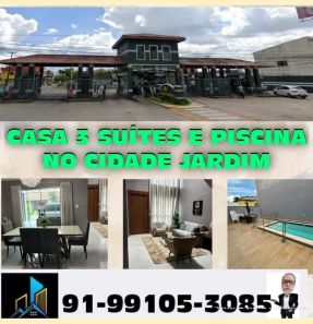 Casa de Condomínio com 3 Quartos à venda, 270m² no Tapanã (Icoaraci), Belém