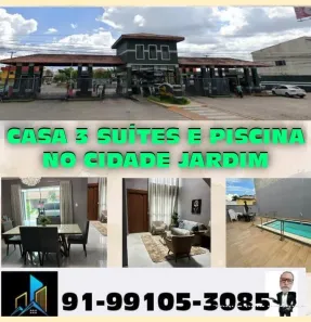 Casa de Condomínio com 3 Quartos à venda, 270m² no Tapanã (Icoaraci), Belém