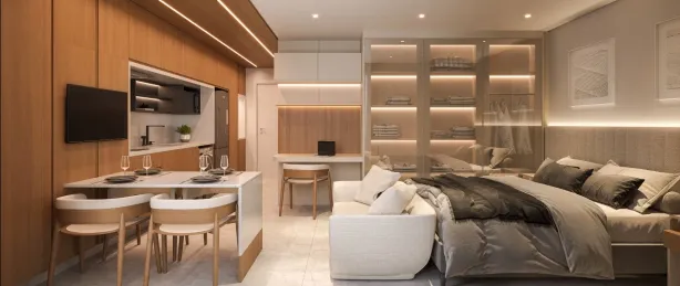 Apartamento com 1 Quarto à venda, 27m² no Vila Nova, Blumenau