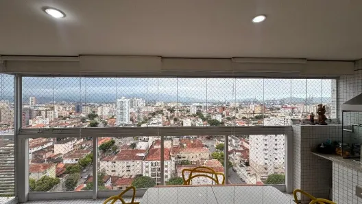 Apartamento com 3 Quartos à venda, 131m² no Embaré, Santos