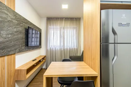 Apartamento com 1 Quarto para alugar, 25m² no Centro, Curitiba