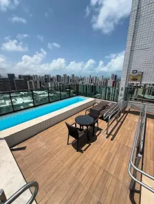 Apartamento com 1 Quarto para alugar, 25m² no Boa Viagem, Recife