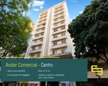 Imóvel Comercial à venda, 270m² no Centro, Belo Horizonte