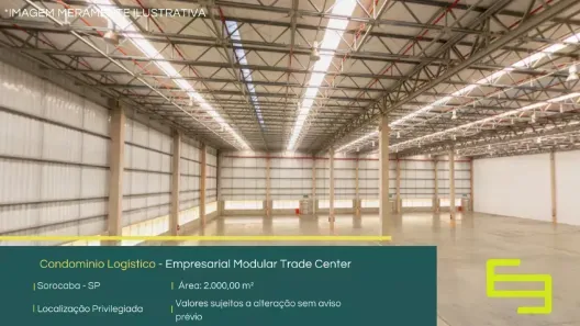Galpão/Depósito/Armazém para alugar, 2000m² no Iporanga, Sorocaba