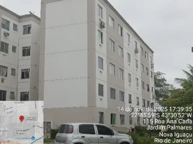 Apartamento com 2 Quartos à venda, 43m² no Jardim Palmares, Nova Iguaçu