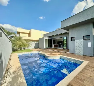 Casa de Condomínio com 4 Quartos para alugar, 380m² no Jardins Milão, Goiânia