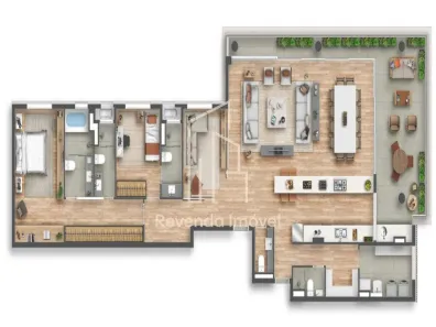 Apartamento com 3 Quartos à venda, 195m² no Perdizes, São Paulo