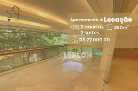 Apartamento com 2 Quartos para alugar, 250m² no Leblon, Rio de Janeiro