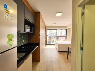Apartamento com 1 Quarto para alugar, 24m² no Pinheiros, São Paulo
