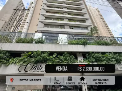 Apartamento com 3 Quartos à venda, 227m² no Setor Marista, Goiânia