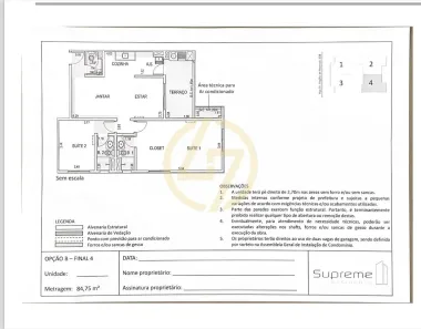 Apartamento com 2 Quartos à venda, 84m² no Centro, Itapetininga