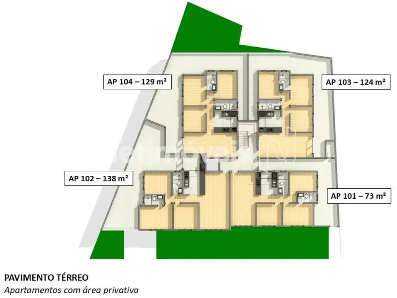Apartamento com 3 quartos — Ipiranga, Belo Horizonte