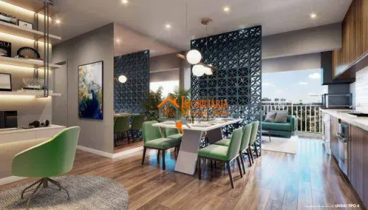Apartamento com 2 Quartos à venda, 47m² no Picanço, Guarulhos