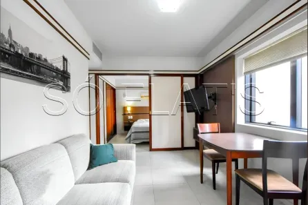 Flat com 1 Quarto à venda, 31m² no Cidade Monções, São Paulo