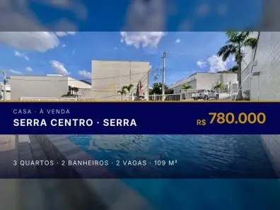 Casa com 3 Quartos à venda, 109m² no Serra Centro, Serra