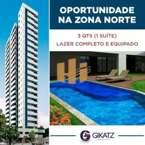 Apartamento com 3 Quartos à venda, 60m² no Encruzilhada, Recife