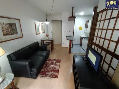 Flat com 1 Quarto para alugar, 35m² no Moema, São Paulo