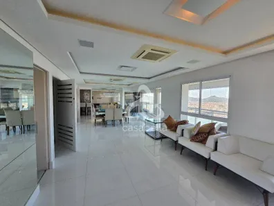 Apartamento com 3 Quartos para alugar, 189m² no Ponta da Praia, Santos