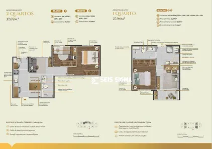 Apartamento com 2 Quartos à venda, 42m² no da Luz, Nova Iguaçu