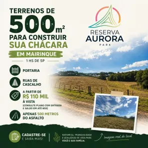 Lote/Terreno à venda, 500m² no Centro, Mairinque