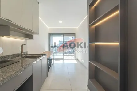 Apartamento com 1 Quarto para alugar, 32m² no Santo Amaro, São Paulo