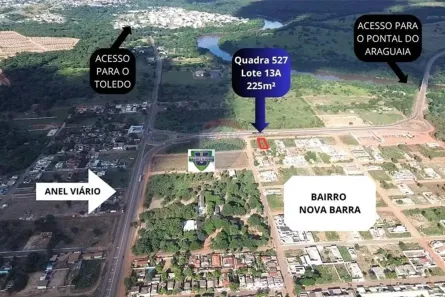 Lote/Terreno à venda, 225m² no Jardim Nova Barra do Garças, Barra do Garças