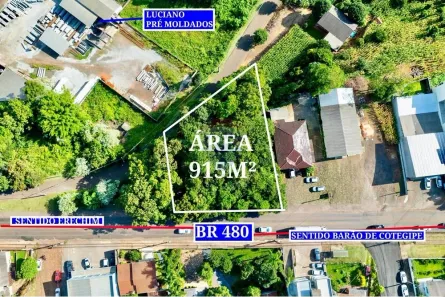 Lote/Terreno à venda, 915m² no Três Vendas, Erechim