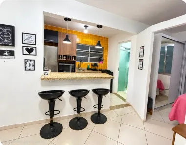Apartamento com 1 Quarto à venda, 40m² no Embaré, Santos